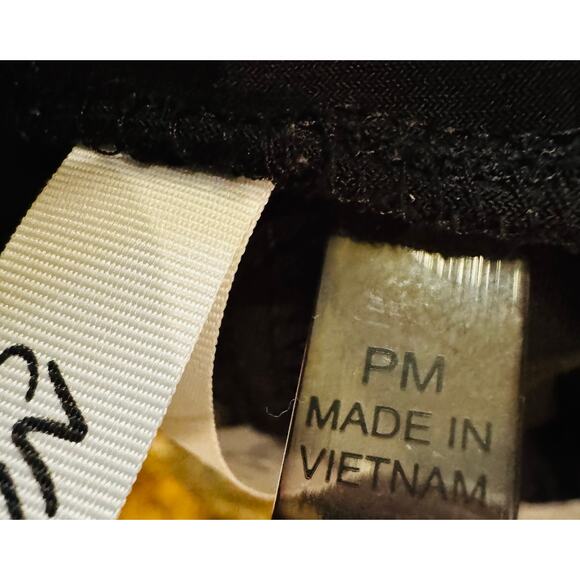 NY Collection Womens Black Cropped Wide Leg Pants Petite Medium Gauchos Palazzos - Picture 10 of 10